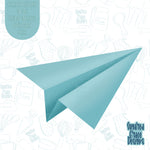 Paper Airplane Cookie Cutter With Matching PNG Images for Edible Ink Printers Including Eddie