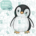 Penguin Cookie Cutter STL Files with PNG Images to Match - For 3D Printing and Edible Ink Printers