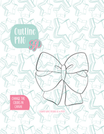 Pink Bow Cookie Cutter STL and PNG set