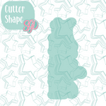 Playful Thank You Plaque Cookie Cutter STL File with PNG Images to Match - For 3D Printing and Edible Ink Printers