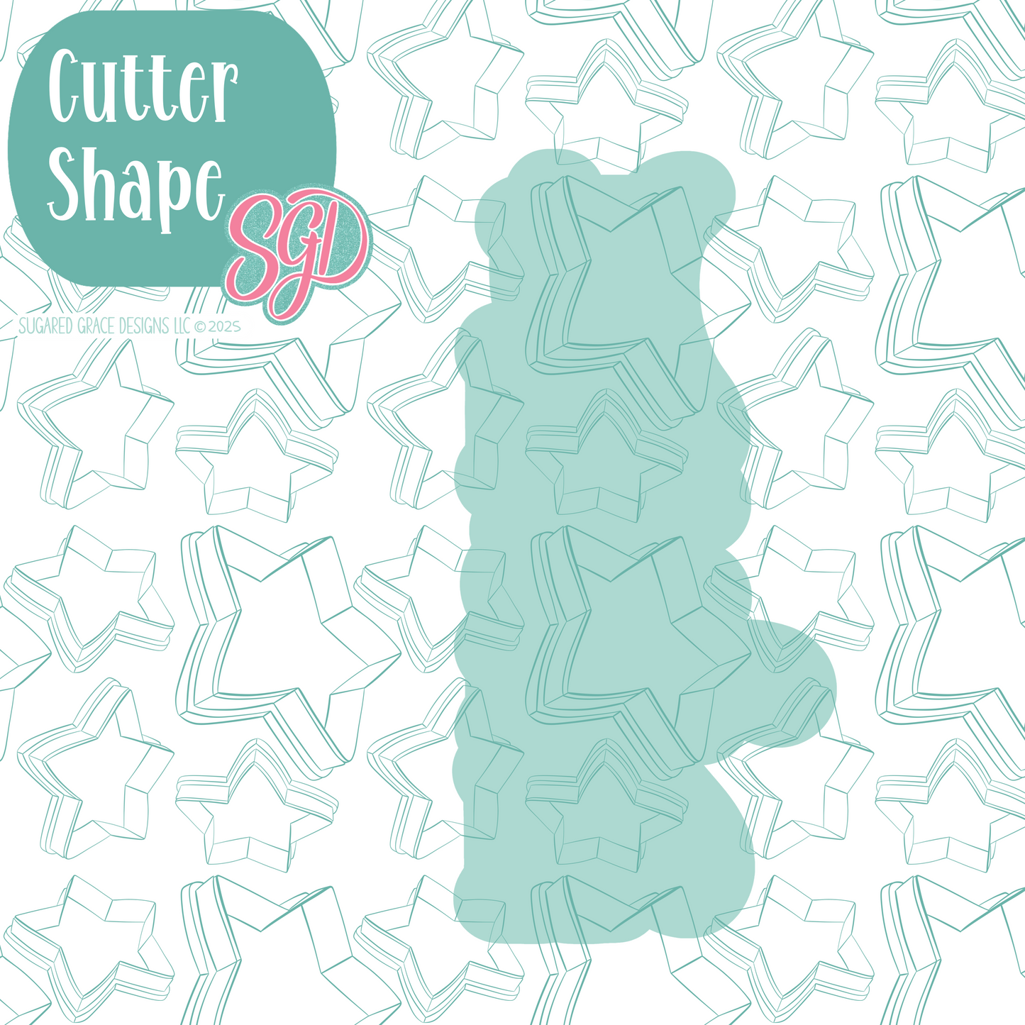 Playful Thank You Cookie Cutter Plaque with PNG Images to Match - Hand Drawn Graphics for Edible Ink Printers