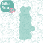 Playful Thank You Cookie Cutter Plaque with PNG Images to Match - Hand Drawn Graphics for Edible Ink Printers