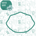Police Hat Cookie Cutter with PNG Images to Match - Hand Drawn Graphics for Edible Ink Printers