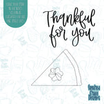 Pumpkin Pie Platter cookie cutter with png images for edible printers including Eddie