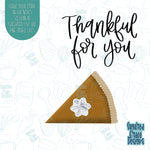 Pumpkin Pie Platter cookie cutter with png images for edible printers including Eddie