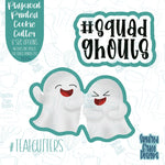 Halloween Squad Ghouls ghost cookie cutter set with png images for edible printers including Eddie