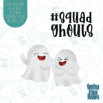 Halloween Squad Ghouls ghost cookie cutter set with png images for edible printers including Eddie