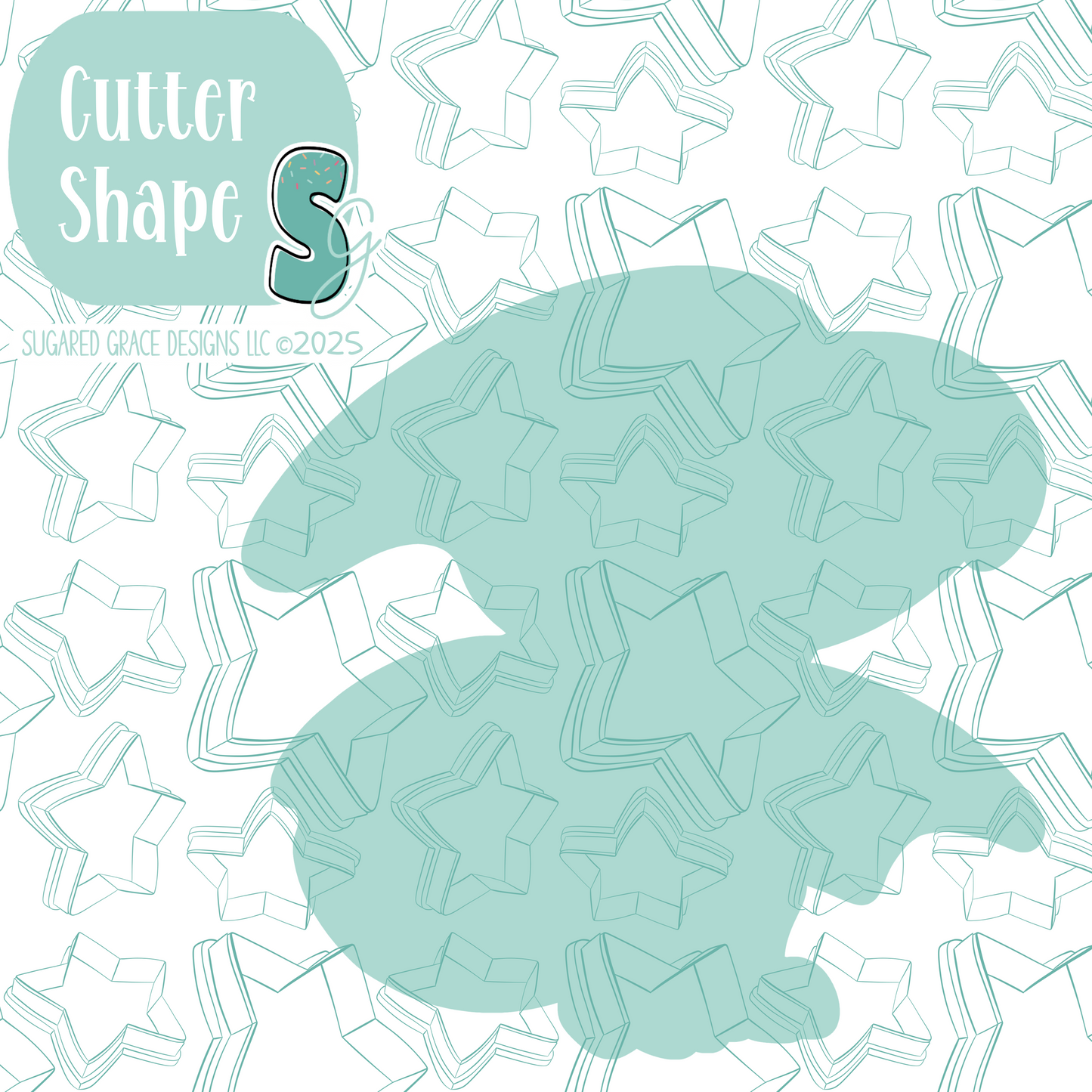 Blue Pterodactyl Dinosaur Cookie Cutter STL File with PNG Images to Match - For 3D Printing and Edible Ink Printers