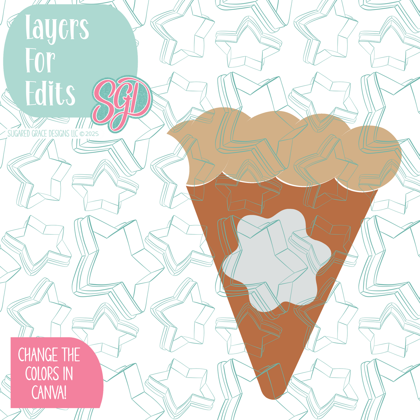 Pumpkin Pie Platter Cookie Cutter STL File with PNG Images to Match - For 3D Printing and Edible Ink Printers