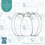 Pumpkin Cookie Cutter with Matching Printable PNG Images for Edible Ink Printers Including Eddie