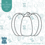 Pumpkin Cookie Cutter with Matching Printable PNG Images for Edible Ink Printers Including Eddie