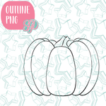 Pumpkin PNG Image Set for Edible Ink Printers - Hand Drawn Editable Graphics