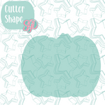 Pumpkin Cookie Cutter STL File with PNG Images to Match - For 3D Printing and Edible Ink Printers