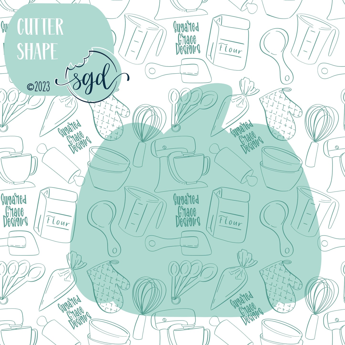 Simple Pumpkin Cookie Cutter STL Files with PNG Images to Match - For 3D Printing and Edible Ink Printers