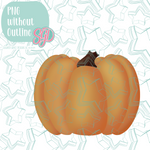 Pumpkin Cookie Cutter STL File with PNG Images to Match - For 3D Printing and Edible Ink Printers