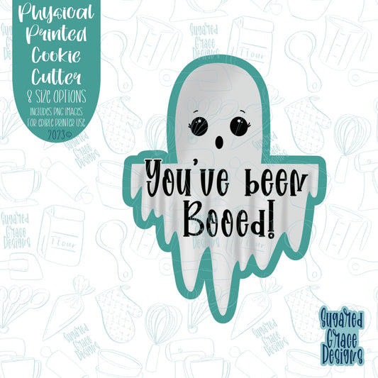 You’ve Been Booed Ghost cookie cutter with png images for edible printers including Eddie