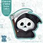 Halloween Grimm Reaper Cookie Cutter with Matching Printable PNG Images for Edible Ink Printers Including Eddie