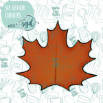 Fall Leaf Cookie Cutter STL Files with PNG Images to Match - For 3D Printing and Edible Ink Printers