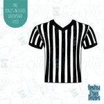 Referee Shirt Cookie Cutter With PNG Images for Edible Ink Printers Including Eddie