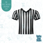 Referee Shirt Cookie Cutter With PNG Images for Edible Ink Printers Including Eddie