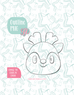 Christmas Reindeer Cookie Cutter STL File with PNG Images to Match - For 3D Printing and Edible Ink Printers