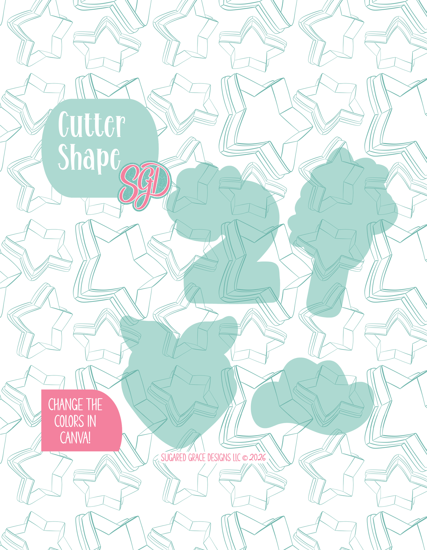 03/26 Monthly Batch - featuring 4 Cookie Cutter STL designs, 2 Cookie Tags, & 2 Printable Patterns - Rootin Twotin Cowboy