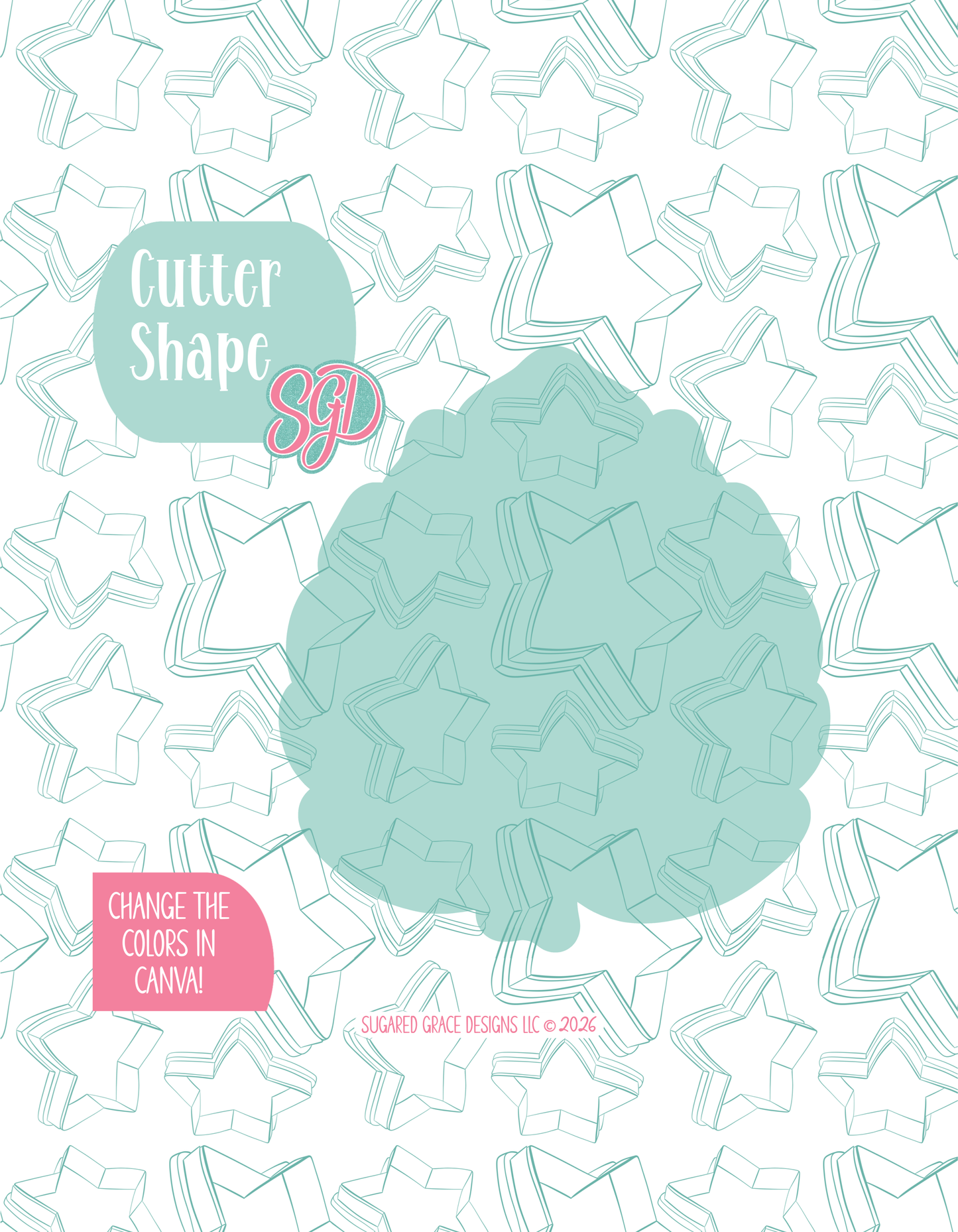 Safari Leaf Cookie Cutter STL and PNG set
