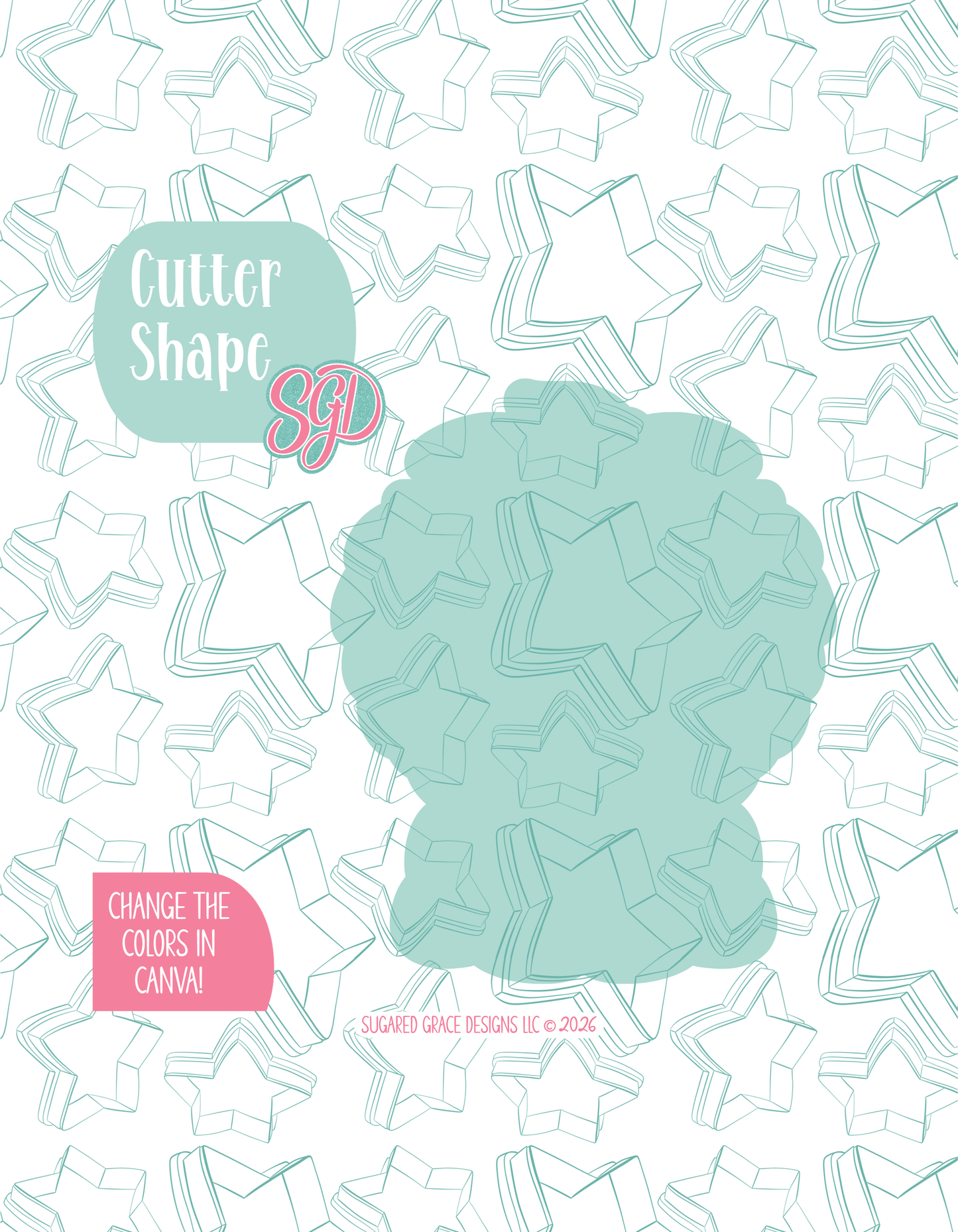 Safari Lion Cookie Cutter STL and PNG set
