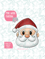 Santa Claus PNG Image Set for Edible Ink Printers - Hand Drawn Editable Graphic