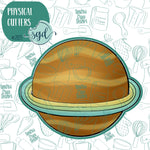 Planet Saturn Cookie Cutter with PNG Images to Match - Hand Drawn Graphics for Edible Ink Printers