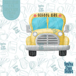 Back To School Bus Cookie Cutter STL Files for 3D Printing with Matching Printable PNG Images for Edible Ink Printers Including Eddie