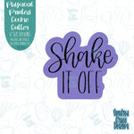 Shake it off cookie cutter with png images for edible ink printers including eddie