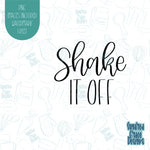 Shake it off cookie cutter with png images for edible ink printers including eddie