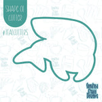 Shark Cookie Cutter with Matching PNG Images for Edible Ink Printers Including Eddie