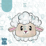 Sheep or Lamb Cookie Cutter STL Files for 3D Printing with Matching Printable PNG Images for Edible Ink Printers Including Eddie