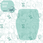 Sleeping Bag Cutter STL File with PNG Images to Match - For 3D Printing and Edible Ink Printers