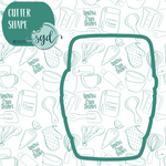 Sleeping Bag Cookie Cutter with PNG Images to Match - Hand Drawn Graphics for Edible Ink Printers