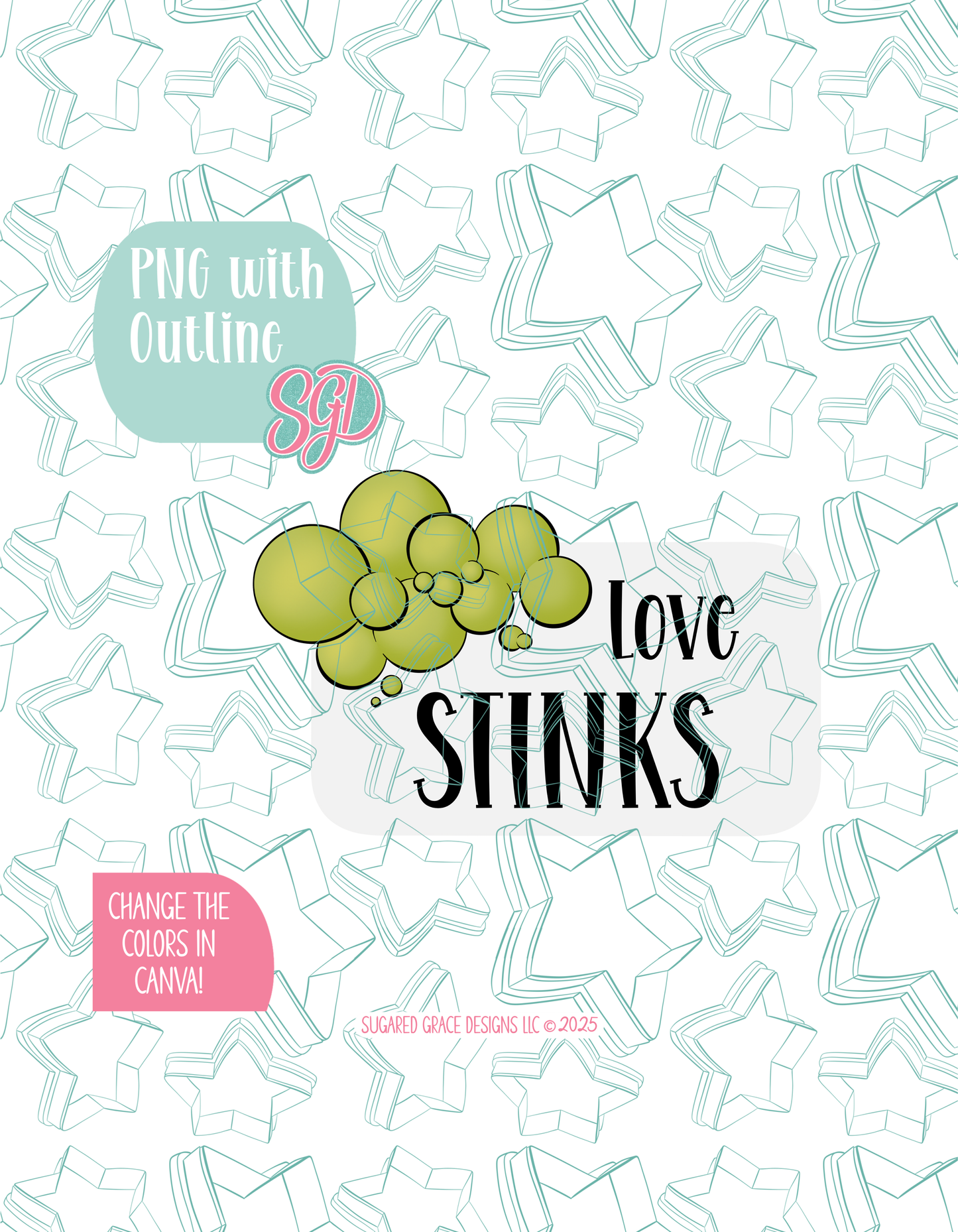 Anti Valentines Day Heart Plaque Cookie Cutter STL and PNG set