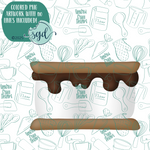 Smore Cookie Cutter with PNG Images to Match - Hand Drawn Graphics for Edible Ink Printers