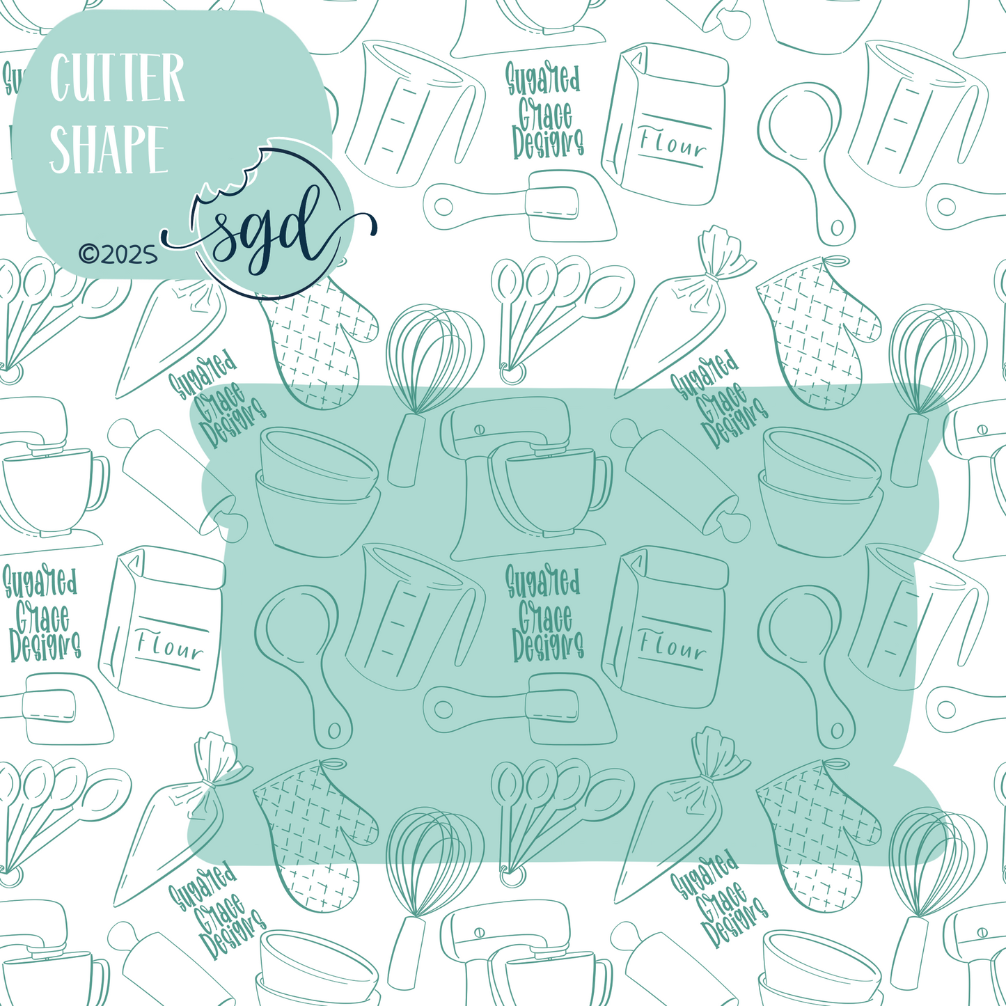 Smore Cutter STL File with PNG Images to Match - For 3D Printing and Edible Ink Printers