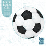 Soccer Ball Cookie Cutter STL Files for 3D Printing with Matching Printable PNG Images for Edible Ink Printers Including Eddie