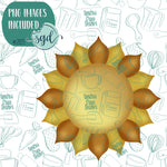 Space Sun Cookie Cutter with PNG Images to Match - Hand Drawn Graphics for Edible Ink Printers