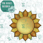 Space Sun Cookie Cutter with PNG Images to Match - Hand Drawn Graphics for Edible Ink Printers