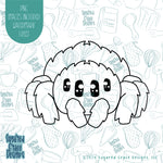 Spider Cookie Cutter with Matching Printable PNG Images for Edible Ink Printers Including Eddie