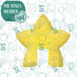 Star Mug Hugger Cookie Cutter with PNG Images to Match - Hand Drawn Graphics for Edible Ink Printers (Copy) (Copy)