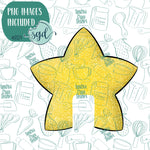 Star Mug Hugger Cookie Cutter with PNG Images to Match - Hand Drawn Graphics for Edible Ink Printers (Copy) (Copy)