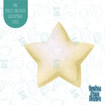 Star cookie cutter with png images for edible ink printers including Eddie