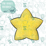 Star Cookie Cutter STL Files with PNG Images to Match - For 3D Printing and Edible Ink Printers