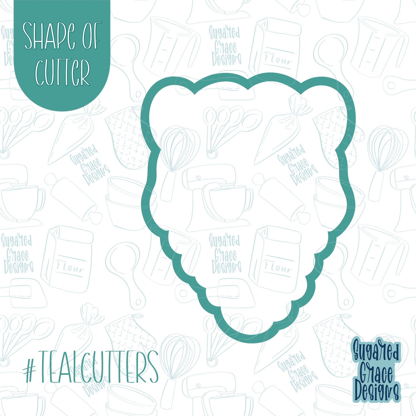 Stashing through the snow beard cookie cutter with png images for edible ink printers including Eddie