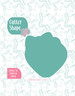 Strawberry with Bow Cookie Cutter with matching PNG